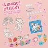 Joyfy Gem Art Painting Kit, 16 Projects Big Gem Art with 5D Gem, Arts and Crafts Diamond Gem Craft Toys for Girls Ages 6-12 - 2 of 4