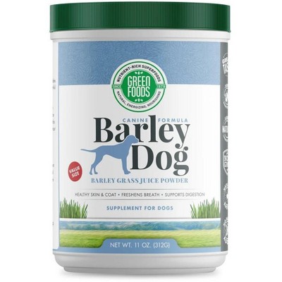 Barley Dog Barley Grass Juice Powder by Green Foods  -  11 oz Powder
