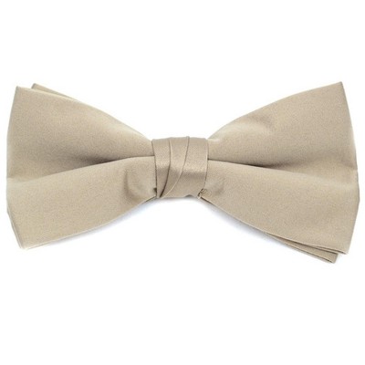 Young Boy's Pre-tied Clip On Bow Tie - Formal Tuxedo Solid Color