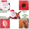 Zone Tech 6 Foot Christmas Inflatable Santa and Reindeer on Car -LED Lighted Outdoor Holiday Decoration, Red and White - 4 of 4