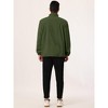 Lars Amadeus Men's Full-Zip Long Sleeves Soft Stand Collar Winter Fleece Jacket - 4 of 4