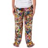 Nintendo Men's Super Mario Character Collage Soft Polyester Pajama Pants - 2 of 4