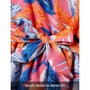 PATPAT Family Matching Mommy and Me Floral  Strap Midi Dresses and Splicing Short-sleeve T-shirts Sets - 4 of 4