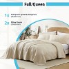 HLC.ME Weston - 3 Piece Quilt Set, Lightweight Bedspread Coverlet Set - 3 of 4