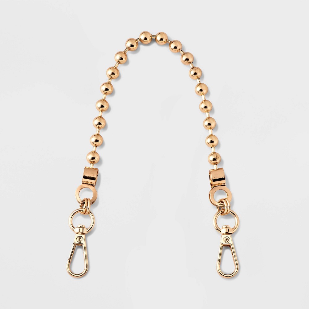 Ball Chain Wristlet Handbag Strap