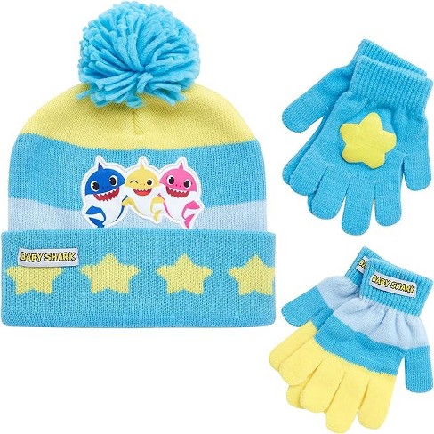 Baby shark hat and sales gloves