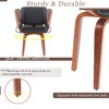 Set of 2 360° Swivel Dining Chair PU Leather Upholstered Dinner Chair, Mid-Century Modern, Ergonomic Design - Modernluxe - 3 of 4