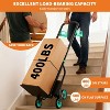3-in-1 Stair Climber Dolly with 6 Wheels, Telescoping Handle, 440LB, Hand Truck for Smooth Stair Descent, Moving, Groceries, Logistics - 3 of 4