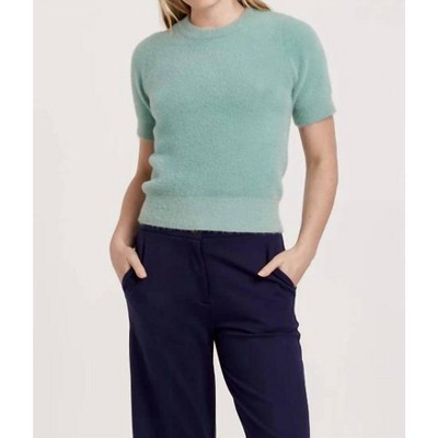 Women's Suzie Fuzzy Short Sleeve Sweater Top - Another Love