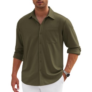 sachin and babi light blue dress COOFANDY Men's Wrinkle Free Shirts Casual Long Sleeve Button Down Dress  Shirts : Target