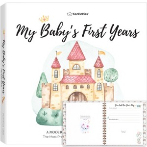 KeaBabies Craft Baby Memory Book, First 5 Years Baby Books, 90 Pages Keepsake Milestone Journal for Baby Girls, Boys - 1 of 4