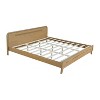 The Misty Moon 82.7" X 77.6" Yellow King Size Pine And Solid Wood Bed No Box Spring Needed - 3 of 4