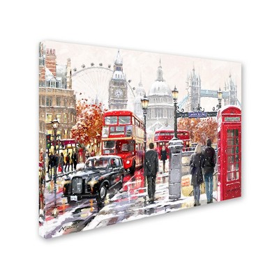Trademark Fine Art - The Macneil Studio London Collagex2 Copy Matted Framed Art