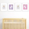 Big Dot of Happiness Rainbow Unicorn - Unframed Magical Unicorn Nursery and Kids Room Linen Paper Wall Art - Set of 4 - Artisms - 8 x 10 inches - 2 of 4
