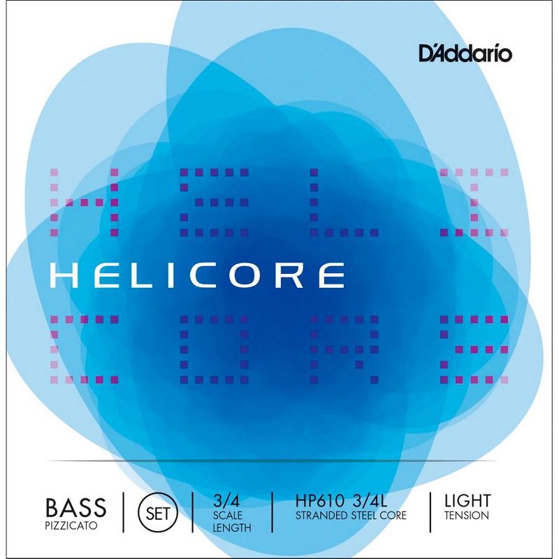 D'Addario HP610 Helicore Pizzicato 3/4 Size Double Bass String Set, 2 of 3