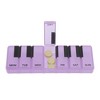 Unique Bargains 7 Grid Piano Keys Pill Case 1 Pc - 2 of 4