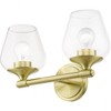 Livex Lighting Willow 2 - Light Vanity in  Satin Brass - 2 of 4