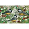 Briarwood Lane Winter Doormat 30x18 Indoor Outdoor Winter Chickadees For Winter Doormat - 3 of 4