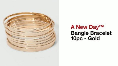 Paperclip Chain Bracelet Set 3pc - A New Day™ Gold : Target