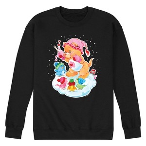 Men's - Care Bears - Christmas Bird Carol Graphic Fleece Sweatshirt - 1 of 4