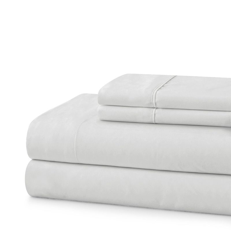 4 Piece 100% Cotton 600 Thread Count Sheet Set by Sweet Home Collection™, 3 of 5