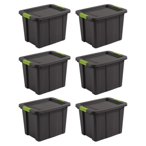 Sterilite Tuff1 18 Gallon Plastic Storage Tote Container Bin w/ Lid (12  Pack), 1 Piece - Baker's
