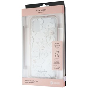 Case Mate licensed - Kate Spade Hardshell Case for Samsung Galaxy A51 (Non 5G) - Clear/White Flowers - 1 of 1