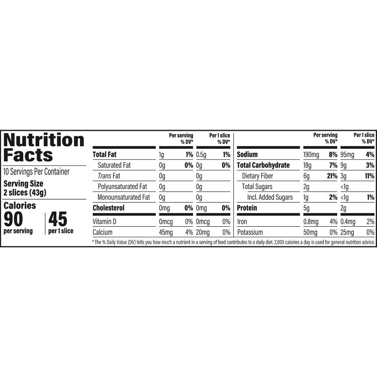 Sara Lee Delightful White with Whole Grain - 15oz, 3 of 15