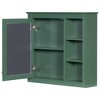 30''x28'' Bathroom Wall Mount Cabinet With Open Shelves Bathroom Wall Mounted Cabinet Wooden Hanging Cabinet Storage Cabinets - 4 of 4
