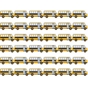 Hygloss® School Bus Die Cut Border, 12 Strips/36 Feet Per Pack, 6 Packs - 1 of 2