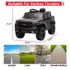 12V Kids Ride on Car, Electric Ride on Car, Electric Vehicle for Kids/Toddlers, Remote Control, MP3/Bluetooth, Spring Suspension, LED Light - 2 of 4