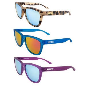 3 Pairs of Epoch Eyewear Vibe Sunglasses with Teal Mirror Lenses - 1 of 4