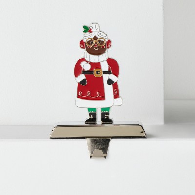 Enamel Mrs. Claus Christmas Stocking Holder - Wondershop™