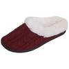 Roxoni Women's Slippers Cable Knit Super Cozy Comfort Clog - 2 of 4