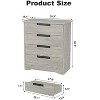 Jojoka 4 Drawer Dresser for Bedroom,Chest of Drawers with Embedded Handles Design for Living Room - 3 of 4