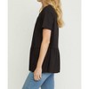 Women's Short Sleeve Peplum Top - entro - 2 of 4