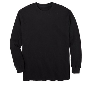 KingSize Men's Big & Tall Tall Waffle-Knit Thermal Crewneck Tee Big - 1 of 4