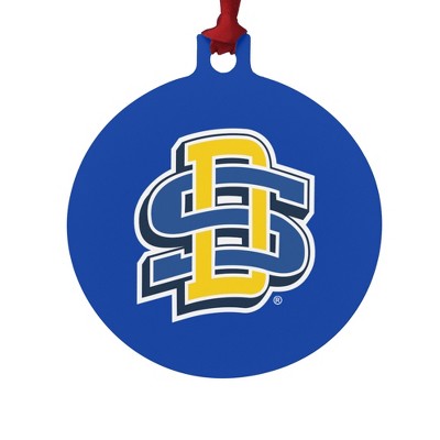 South Dakota State University Logo Aluminum Holiday Christmas Tree Ornament