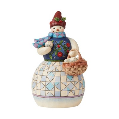 Jim Shore 9.0" When Snow Falls, Make Snowballs Heartwood Creek  -  Decorative Figurines