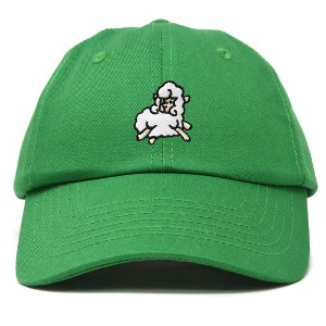 Dalix Sheep Embroidered Cotton Dad Hat Adjustable Cute Animal Lover Baseball Cap for Everyday Fashion Womens - 1 of 4