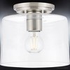 Urban Ambiance Luxury Traditional Ceiling Light 7.375''H x 8.625''W,  Brushed Nickel Finish,  Esperance Collection, UHP4159 - 4 of 4