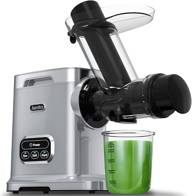 Aeitto Cold Press Slow Masticating Juicer Machine With Wide 3 Inch ...