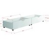 Donco Kids Austin Mission Twin Over Full White Bunkbed with Dual Underbed Drawers - 2 of 4