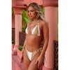 'Coco Leche' Double Strap Tie Side Bottoms Coco Leche Medium - 4 of 4