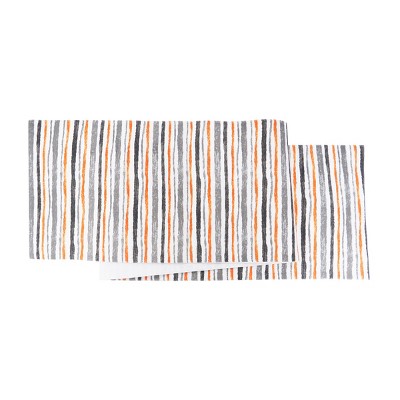 C&F Home 14" x 72" Spooky Stripe Printed Halloween Table Runner