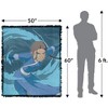 Avatar The Last Airbender Avatar Katara Blanket 50"x60" Woven Tapestry - 2 of 4