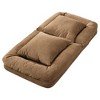 Human Dog Bed, Chenille Upholstered Sofa, 65" Adjustable Lounger w/ Pillows - 4 of 4