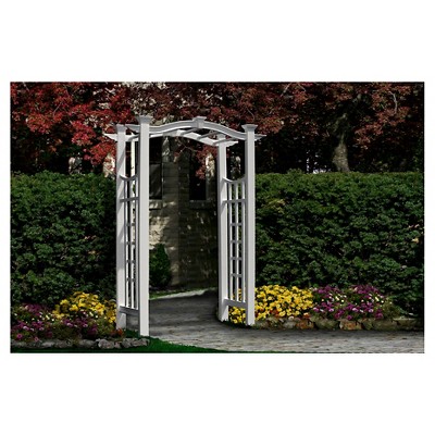 Florence 24" Vinyl Arbor - White - Vita