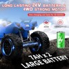 24V Kids 4WD Electric Ride-on ATV Car with Full Metal Suspension & EVA Tires | Includes Bluetooth Music & Remote Control - 3 of 4
