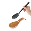 Omniware Simsbury Spoon Rest, 8.25" - Stoneware Utensil Holder with Lead-Free Glaze - Arched Handle, Heat-Resistant, Dishwasher Safe (Honey) - 2 of 2